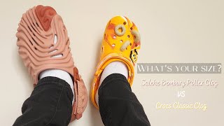 Whats your size Salehe Bembury Pollex Clog VS Crocs Classic Clog Sizing [upl. by Uoliram573]