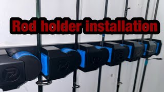 Fishing rod storage rack wall mount easy and affordable Plusinno rod holder [upl. by Teece]