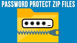 How to Password Protect a Zip File for Free [upl. by Philis]