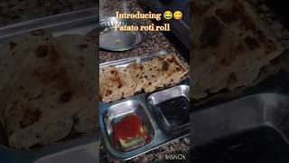 Patato roti roll recipe made by me such a delicious roll try it paratha roll new [upl. by Karia]