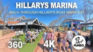 Hillarys Boat Harbour Walk Tour 4K  UHD Perth Western Australia 2024 HillarysBoatHarbour [upl. by Rhetta]