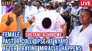 PASTOR COLLAPSE AT NYAYO STADIUM  SHINDWE   PASTOR COLLAPSE WHILE PRAYING  NYAYO STADIUM LIVE [upl. by Juli595]