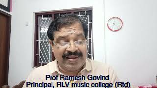 Ata thala varnam  Sri Swathithirunal  Prof Ramesh Govind [upl. by Sudnak]