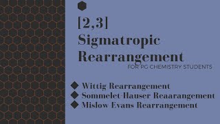 23 Sigmatropic Rearrangement [upl. by Ynohtnaeoj]