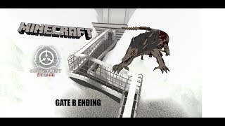 Minecraft  SCPCB  Gate B Ending [upl. by Fredkin]