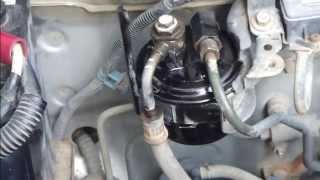 How to fix leaking fuel filter Honda Civic [upl. by Netsoj629]