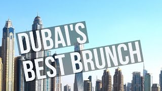 THE BEST BRUNCH IN DUBAI  18 Gourmet Dishes at the Ritz Carltons Café Belge [upl. by Broeder]