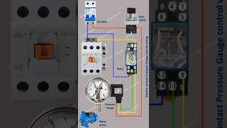 Electric Contact Pressure Gauge Control Wiring  Pressure Gauge  Electricalgenius [upl. by Colin395]