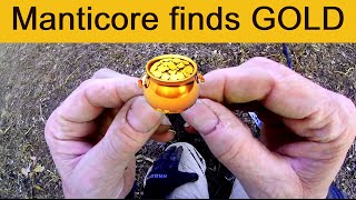 Minelab Manticore strikes SOLID GOLD metal detecting [upl. by Paton]