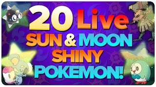 20 Live Shiny SUN amp MOON Pokemon Reactions Shiny Alolan Pokemon Montage  Compilation [upl. by Kostman]