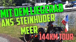 Mit dem Liegerad ans Steinhuder Meer  144Km [upl. by Laurentium]