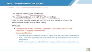 Material Science  2  C3L3  Classification of composite material Metal matrix composites [upl. by Dola]