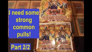 Strong second half Yugioh Pharaonic Guardian booster box opening [upl. by Oloapnaig]