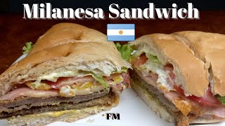 Milanesa Sandwich  Recipe [upl. by Isabelita]