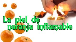 La naranja inflamable Experimentos Caseros [upl. by Ramirolg]