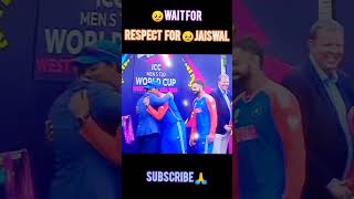 Respect 🥺🥺shorts cricket jaiswal india trending viralvideo new highlights highlight [upl. by Constance]