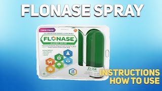 Flonase Nasal Spray how to use How and when to take it Who cant take Flonase [upl. by Esikram903]