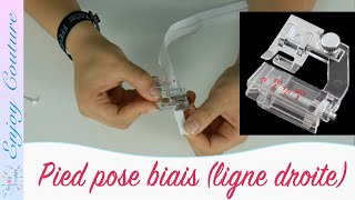 📍Comment coudre un biais avec un pied pose biais ❓ [upl. by Asir]