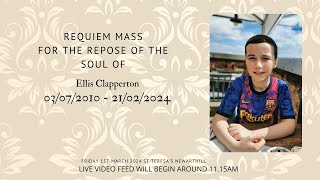 Requiem Mass for the Repose of the Soul of Ellis Clapperton [upl. by Serra]