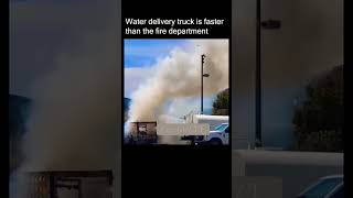 Fire Truck vs Water Truck  Who’s Faster [upl. by Orth]