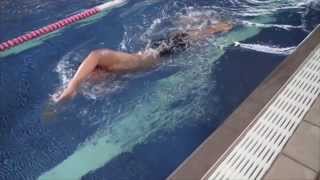 Front Crawl Tumble Turn Approach [upl. by Sikorski]