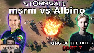 IMP PUSH  msrm vs Albino  KOTH G7  Storm Gate [upl. by Ecadnarb]