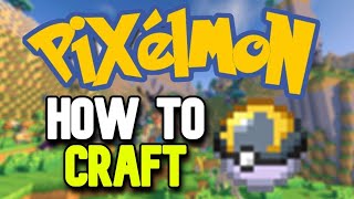 How to craft Pokeballs in 2024 Pixelmon 1202 [upl. by Odraboel]