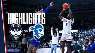 HIGHLIGHTS  3 UConn Mens Basketball vs Seton Hall [upl. by Andros889]