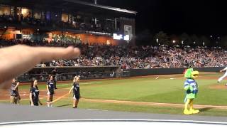 Ricky Relish Wins Huntington Park Hot Dog Race [upl. by Ytirahs414]