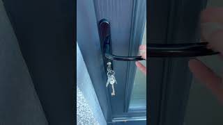 Braeside House locking amp unlocking the front door [upl. by Nirel]