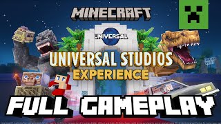 Minecraft Universal Studios Experience DLC  Full Gameplay Walktrough [upl. by Shakespeare]