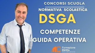 DSGA Le competenze  guida operativa [upl. by Hovey525]