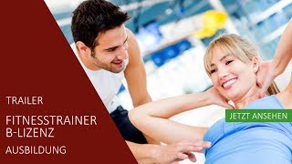 Fitnesstrainer BLizenz Ausbildung  Trailer  Akademie für Sport und Gesundheit [upl. by Jemie]