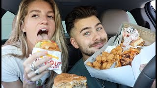 We Tried The Best Vegan Burger in Los Angeles Ft Anne Marie [upl. by Johppa]