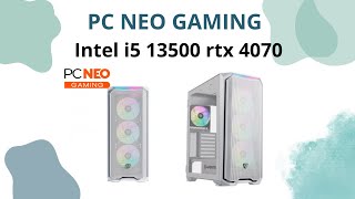 Abriendo mi nuevo pc gaming Neobyte  Unboxing PC NEO GAMING Intel i 5 13500 rtx 4070 [upl. by Anelec681]