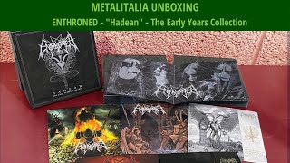 METALITALIA UNBOXING quotHadean  The Early Years Collectionquot degli ENTHRONED [upl. by Sully47]