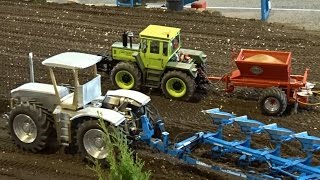 RC Traktor Baustelle Trucks Bagger Raupe ♦ Faszination Modellbau Friedrichshafen 2016 [upl. by Nosle]