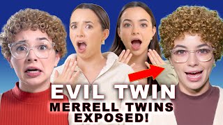 She Has an Evil Twin Merrell Twins Exposed [upl. by Aidnyc]