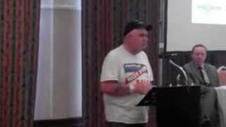 Les Woodward  Remploy at GMB National Equality Conference [upl. by Aliuqahs886]