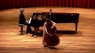 Koussevitzky  Chanson Triste CSU Bass Day  Mikyung Sung double bass Susan Hoskins piano [upl. by Thatch]