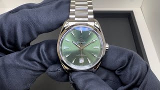 38mm Omega Aqua Terra  Shades ‘Bay Green’ [upl. by Gavrielle]