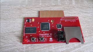 FinalGROM99  SDKarten Cartridge für TI994A [upl. by Lederer]