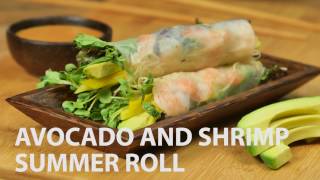 Avocado and Shrimp Summer Roll [upl. by Patsy]