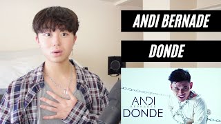 Andi Bernadee  Donde Official Music Video REACTION [upl. by Lucania744]