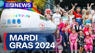 Mardi Gras 2024 celebrations will be tinged with sadness  9 News Australia [upl. by Sherilyn]