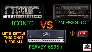 EVH 5150 Iconic vs Peavey 6505 vs PRS Archon [upl. by Sivie26]