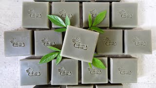 龍平安皂  artemisia soap making fresh herb coldprocess  手工皂 [upl. by Tyrone]