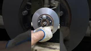 Fix brake disc grooved automotive autoparts mechanic brakeservice brakedisc [upl. by Amle]