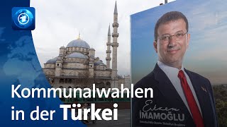 Kommunalwahl in der Türkei Stimmungstest für Erdogan [upl. by Alenas531]