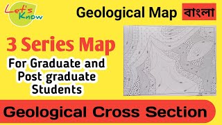 3 series geological map cross section  for UG and PG students [upl. by Saddler]